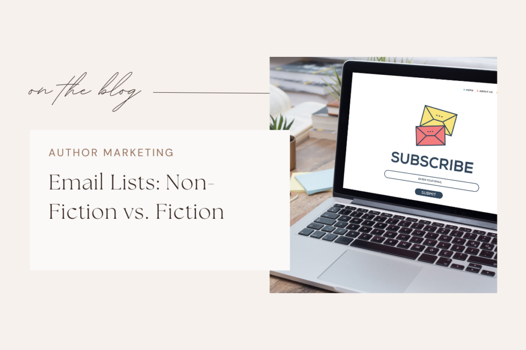 Email list strategy that fits fiction authors instead of non-fiction playbooks