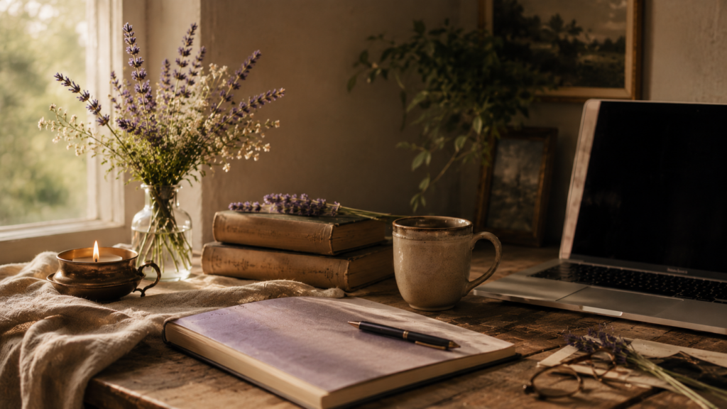 Literary Inspired author marketing stock library image 13