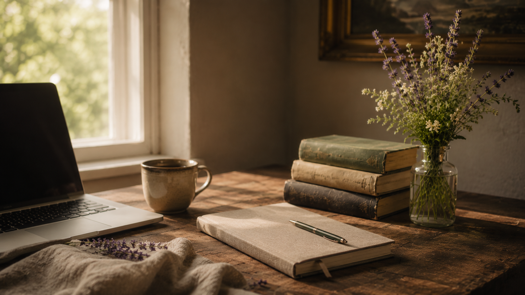 Literary Inspired author marketing stock library image 18