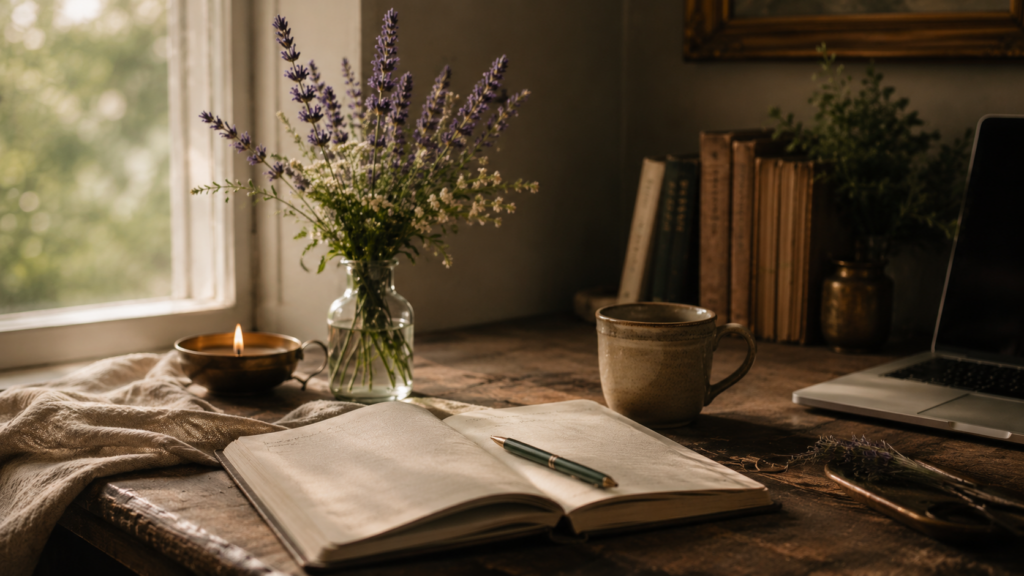 Literary Inspired author marketing stock library image 22