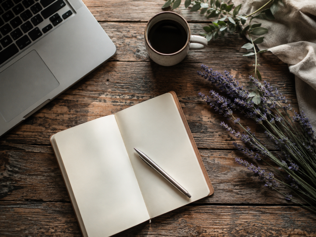 Literary Inspired author marketing stock library image 7